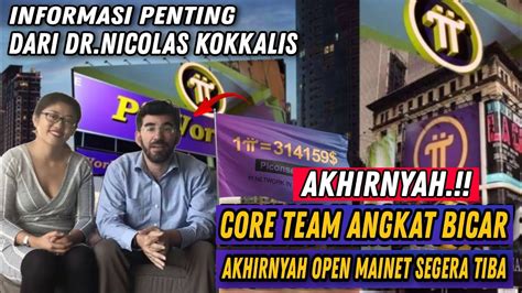 CORE TEAM ANGKAT BICARA PENGUMUMAN RESMI DARI DR NICOLAS KOKKALIS