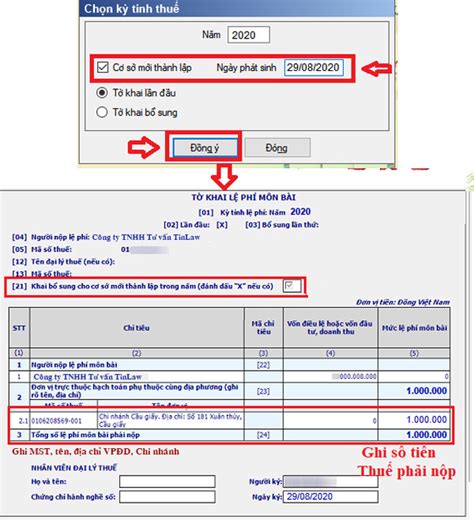 Cách Lập Và Nộp Tờ Khai Thuế Môn Bài 01lpmb Qua Mạng 2023