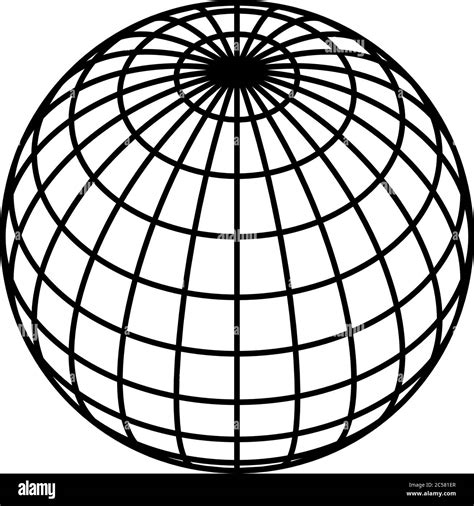 World Globe Vector Grid