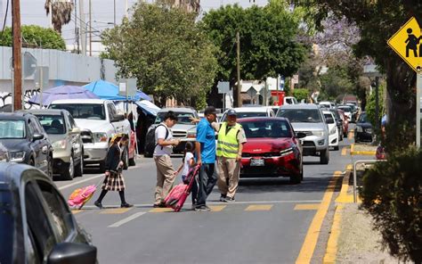 Habr Operativo Para Evitar Dobles Filas En Escuelas De Slp Por Regreso