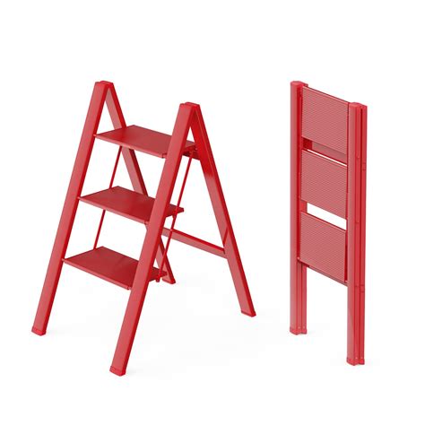 Snapklik WOA WOA 3 Step Ladder Portable Step Stool To Reach High