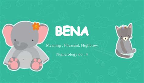 Bena Name Meaning