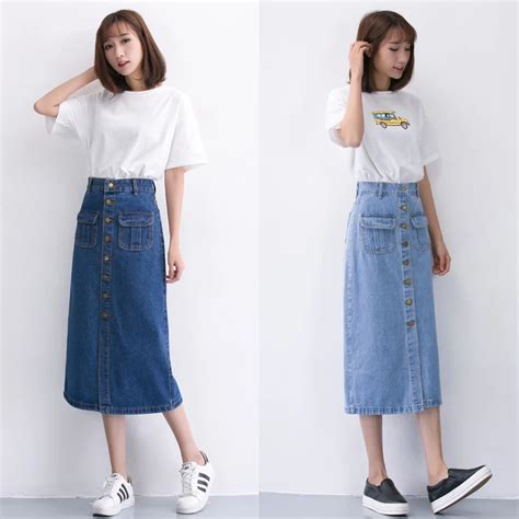 Women Korea New Arrival Spring Summer Autumn Fall High Waist Denim