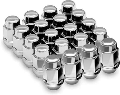 20pcs 14 Inch Wheel Lug Nuts Chrome 12x15 Closed End Bulge Acorn Lug Nuts Ebay