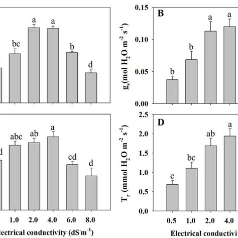 Net Photosynthetic Rate P N A Stomatal Conductance G S B