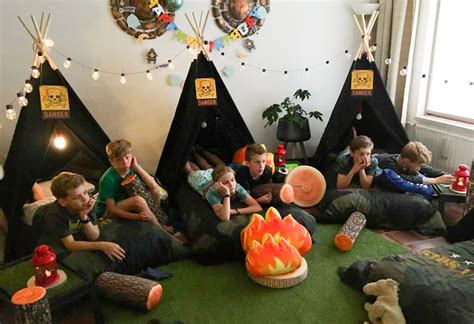 Survival Kinderfeestje Voor Sam • Tipi Party Luxe Slaapfeestjes