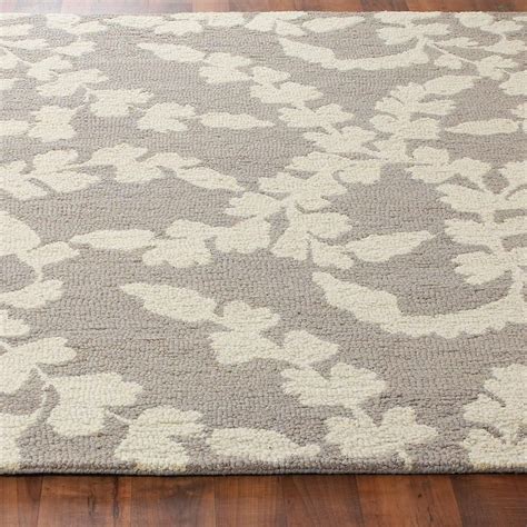 Ginkgo Blossom Hand Hooked Rug 8x10 789 At Shades Of Light Neutral