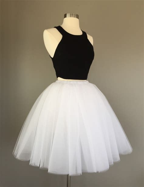 White Tulle Skirt Bachelorette Tutu White Tutu Adult Tutu