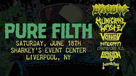 News Pure Filth Fest Lineup Announced Exodus Headlines New Noise