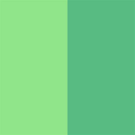 Green With Light Green Color Palette