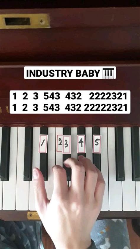 Lil Nas X Industry Baby Pinao Tutorial Piano Teaching Piano