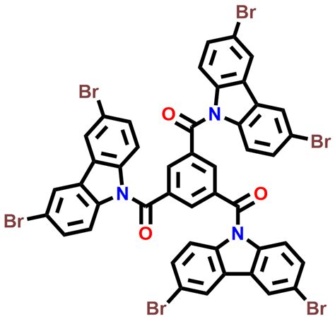 Benzene Triyltris Dibromo H Carbazol Yl Methanone Chemsoon