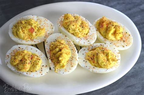 Cajun Deviled Eggs - BubbaPie