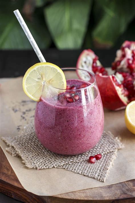 Whole Lemon Pomegranate Smoothie Stacey Homemaker