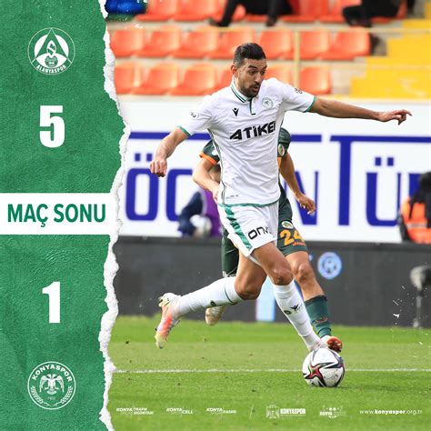 arabam Konyaspor on Twitter Maç Sonucu A Alanyaspor 5 1