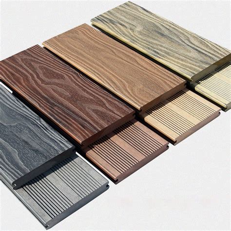 Wpc Wood Brown Solid Composite Decking Wpc Decking Arcedior