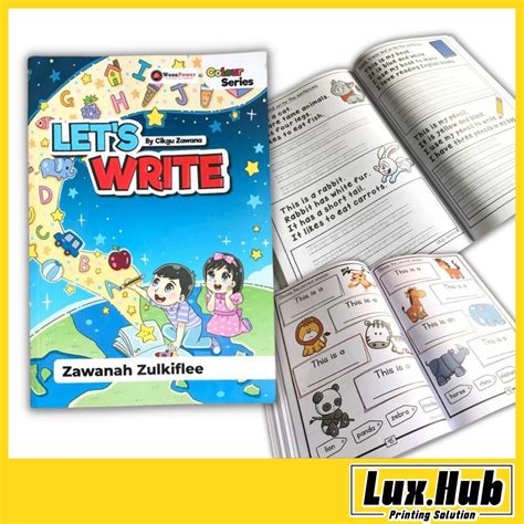 Buku Lets Write Buku Belajar Menulis Writing English Book Latihan