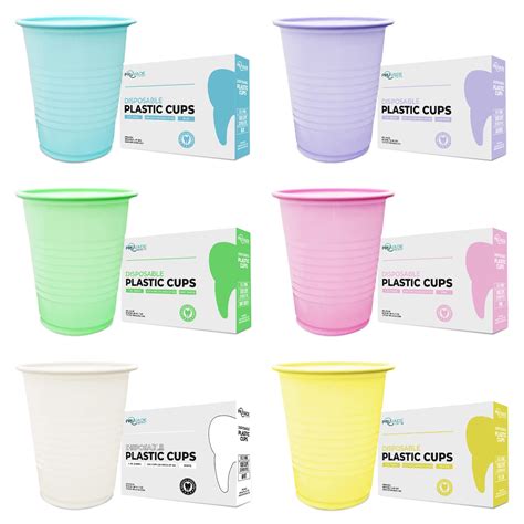 Buy Pruvade Disposable Dental Cups 1000 Pack 5 Oz Blue Plastic Cups