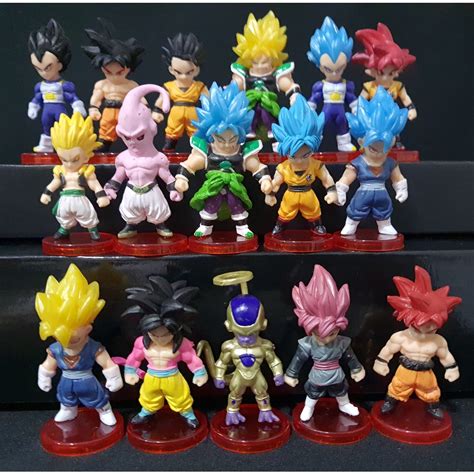 Boneco Dragon Ball Goku Vegeta Majin Boo Freeza Gohan Gotenks Broly