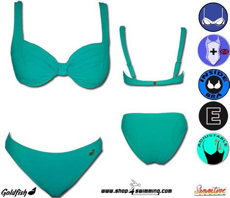 Goldfish Bikini With Underwire Bra Cups E