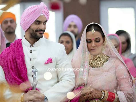 Actress Neha Dhupia Got Married To Angad Bedi in a Secret Ceremony