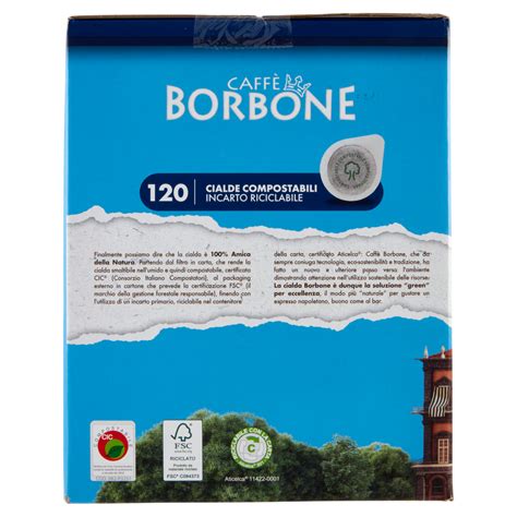 Caff Borbone Miscela Nobile Cialde Compostabili Incarto Riciclabile