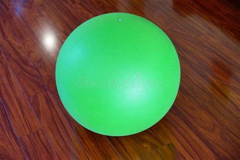 Green Exercise Ball stock photo. Image of empty, healthcare - 99241772