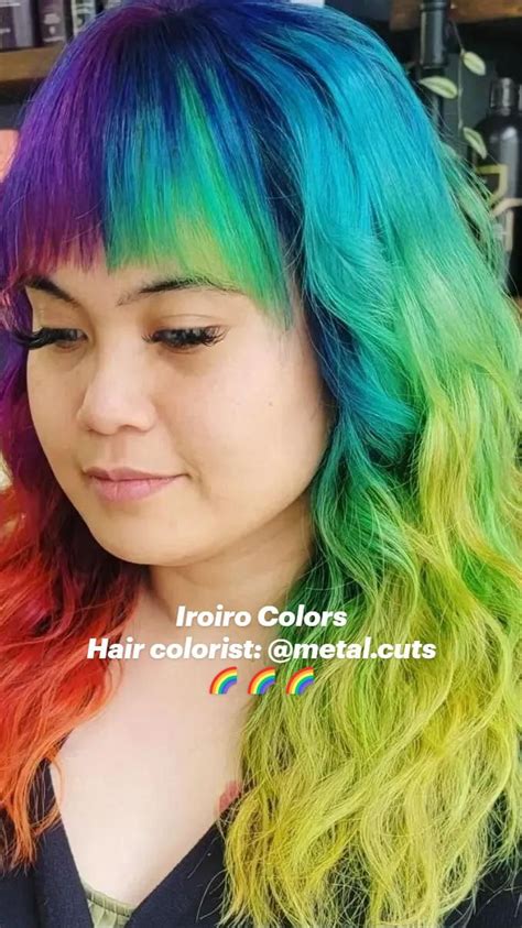 Iroiro Colors Hair colorist: @metal.cuts 🌈🌈🌈