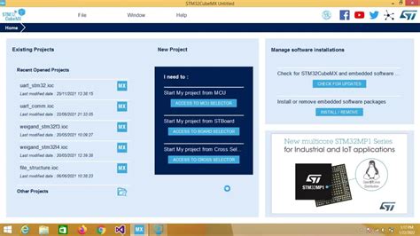 STM32 CubeMX Project LED Blinking Initialization With Keil YouTube