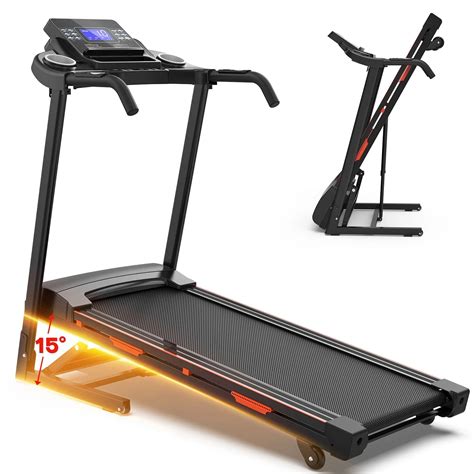 Foldable Electric Treadmill With Incline Bluetooth Speaker 35hp