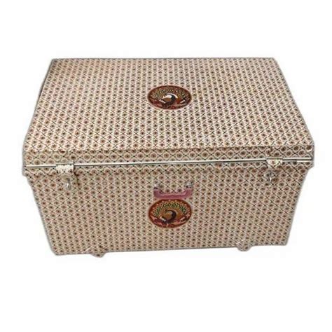 White Base Printed Wooden Meenakari Box For Gifting Purpose Size