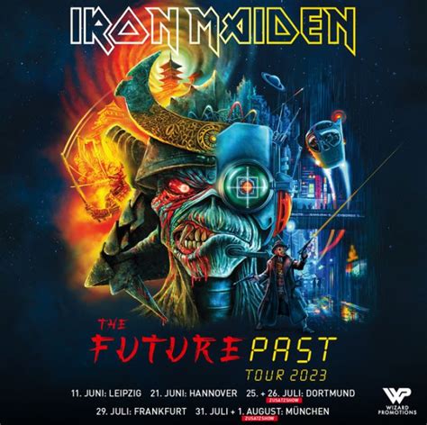 News IRON MAIDEN The Future Past Tour 2023 Zusatzshows In Dortmund