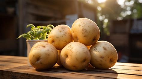 Premium Photo | Potatoesphotorealistic_ultra_ HD8K wallpaper ...