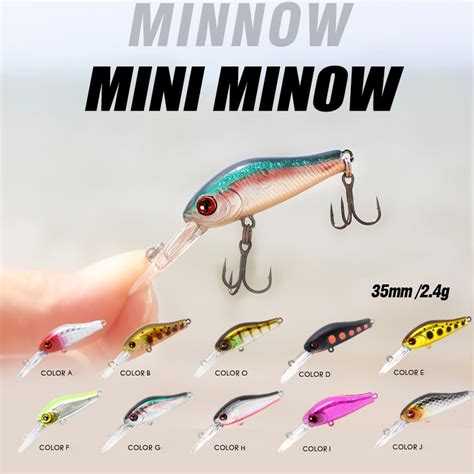 Pcs G Mm Small Lures For Minnow Fishing Lure Slowly Sinking