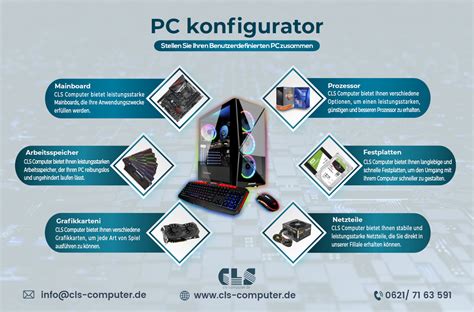 PC Konfigurator Individuell PC Zusammenstellen CLS Computer