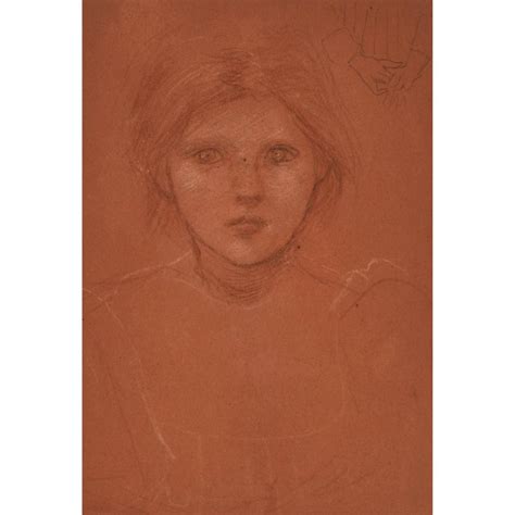 Lot Edward Burne Jones Study Of The Artists Daughter