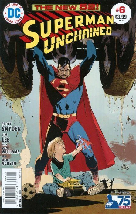 Superman Unchained Issue G Incentive Th Anniversary Bronze Age