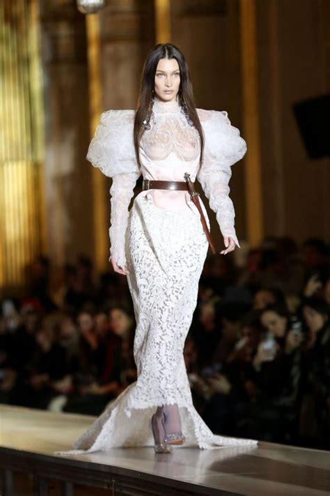 Bella Hadid Naked Tits At Vivienne Westwood Ready To Wear Fall Winter Paris The Fappening