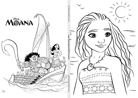 Moana Libro Para Colorear Para Imprimir Gratis Ideas Y Material