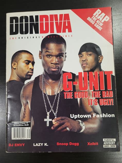 Rare Vtg Don Diva Cent G Unit Magazine Stree Life Hip Hop Vibe