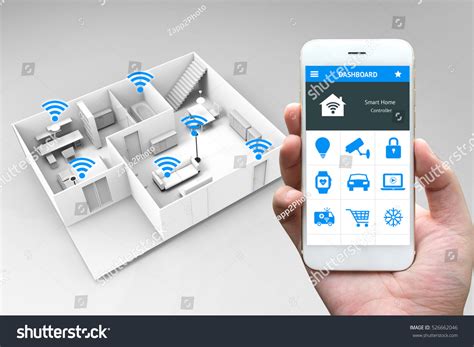 Internet Things Iot Smart Home Network Stock Photo 526662046 | Shutterstock