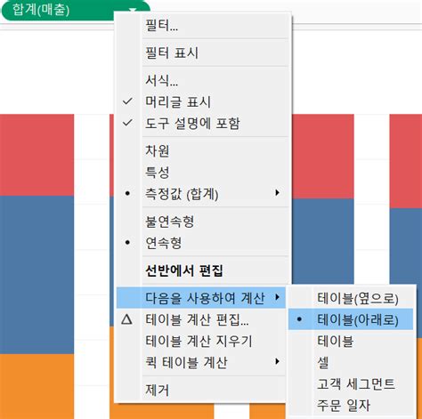 Tableau 차트만들기