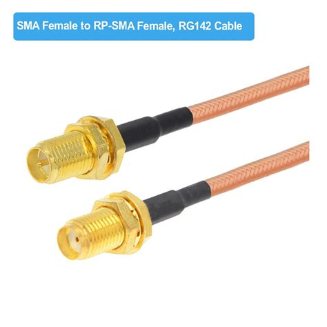 Rg142 Cable Sma Male To Sma Male Plug Connector Wifi Router Antenna Extension Coax Jumper