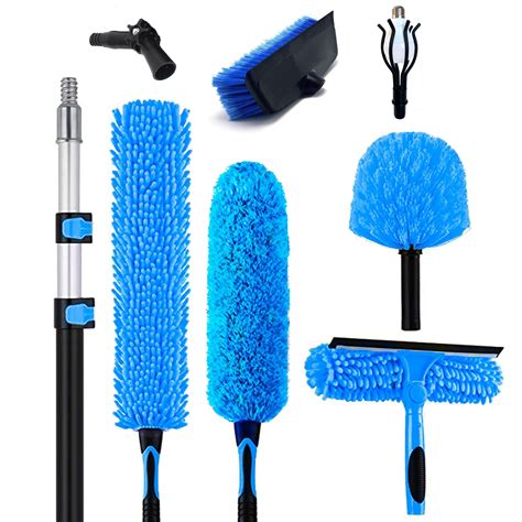 20 Foot High Reach Duster Kit With Extension Pole 5 14 Ft Cleaning And Dusting Kit With