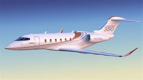 3d Bombardier Challenger 350 Business Jet Model Turbosquid 1463548