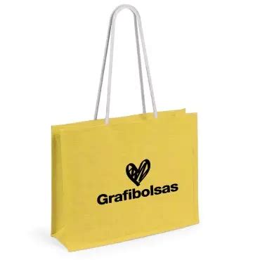 Bolsas Para La Compra En Yute Laminado Personalizadas