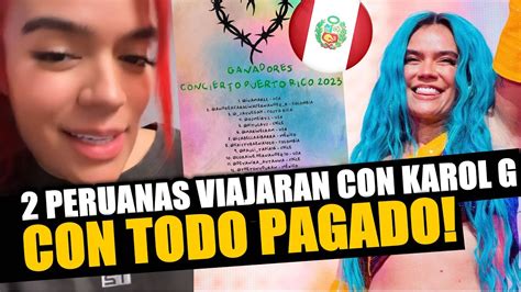 Karol G Regala A Dos Peruanos Entradas A Su Concierto En Puerto Rico