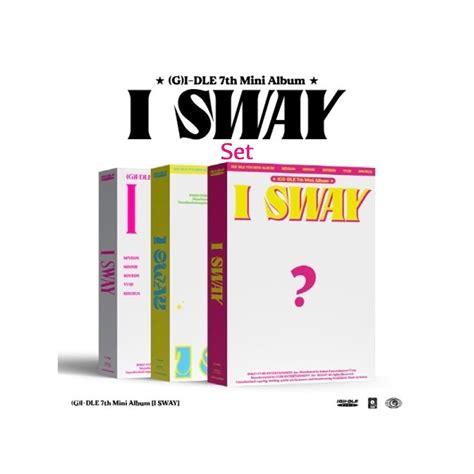 G I DLE 7th Mini Album I SWAY Set