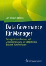 Data Governance für Manager Datengetriebene Prozess und