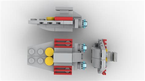 Lego Moc Nano Acclamator Cruiser By Dujk Rebrickable Build With Lego